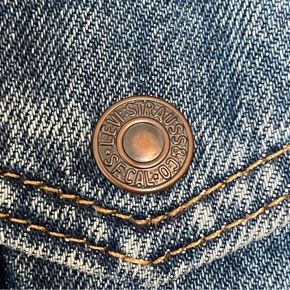 Levi’s Original Sherpa Trucker Denim Jacket Sz M - Picture 8 of 13